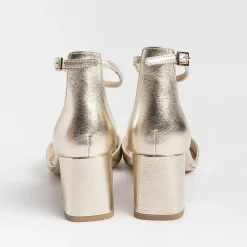 CAPPELLETTO 1948 Cappellettoshop - Sandali Con Tacco - Aleta 4 - Laminato Platino<Collezione Scarpe Donna Sposa