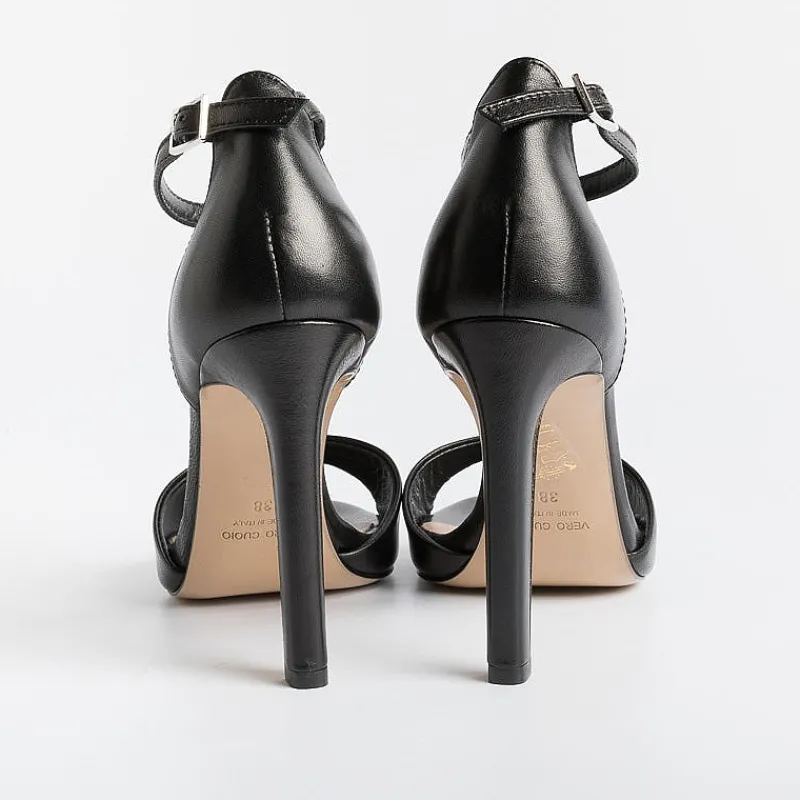 CAPPELLETTO 1948 Cappellettoshop - Sandali Con Tacco - Lilyan2 - Nappa Nero<Collezione Scarpe Donna Sandali Con Tacco