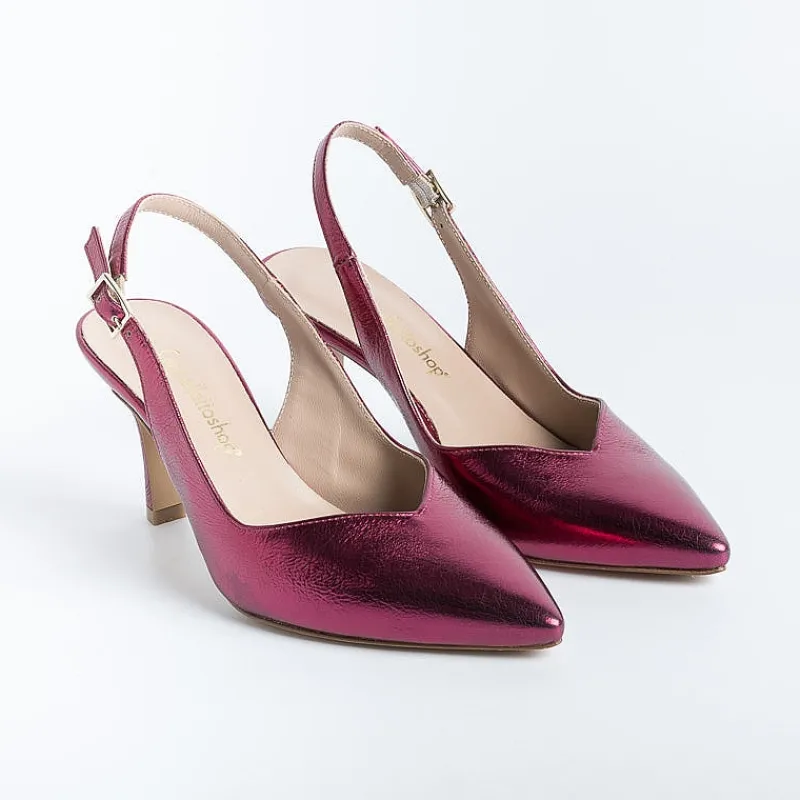 CAPPELLETTO 1948 Cappellettoshop - Sling Back Mirna2- Nappa Fucsia<Collezione Scarpe Donna Sling Back