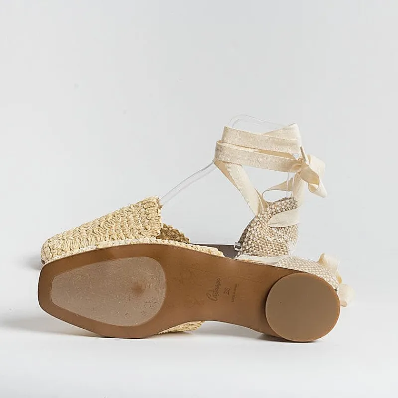CASTAÑER Castaner - Ballerina - Grana - Naturale<Collezione Scarpe Donna Ballerine