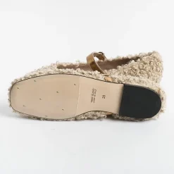 CHEVILLE - Ballerina - Nelda Na - Ricciolo Beige<Collezione Scarpe Donna Ballerine