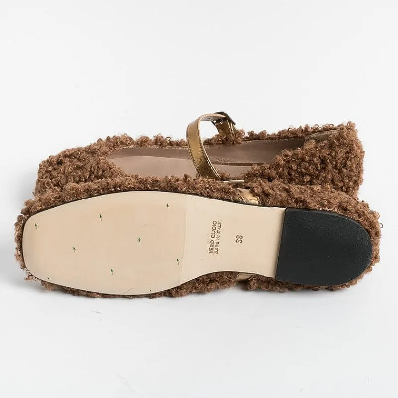 CHEVILLE - Ballerina - Nelda Na - Ricciolo Biscotto<Collezione Scarpe Donna Ballerine