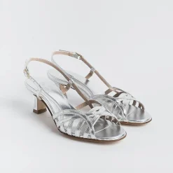 CHEVILLE - Sandali Con Tacco- Clizia - Argento<Collezione Scarpe Donna Cerimonia - Scarpe E Pochette