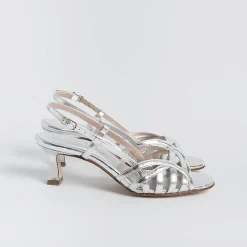 CHEVILLE - Sandali Con Tacco- Clizia - Argento<Collezione Scarpe Donna Cerimonia - Scarpe E Pochette