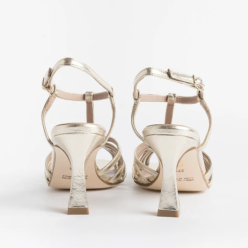 CHEVILLE - Sandali Con Tacco - Ofelia - Platino<Collezione Scarpe Donna Cerimonia - Scarpe E Pochette