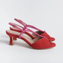 CHEVILLE - Sandali Con Tacco- Alida - Rosso Fuxia<Collezione Scarpe Donna Sandali Con Tacco