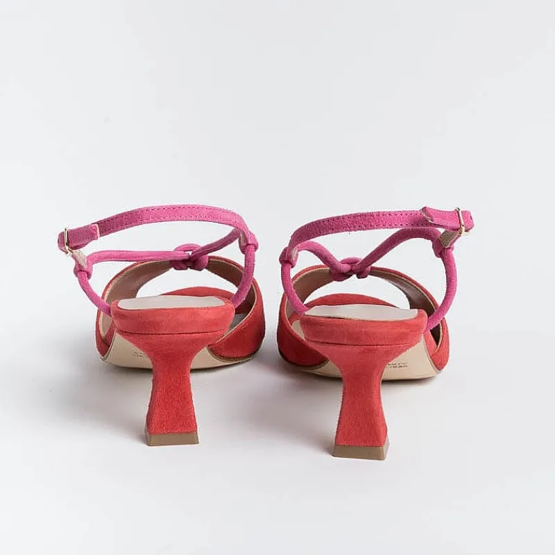 CHEVILLE - Sandali Con Tacco- Alida - Rosso Fuxia<Collezione Scarpe Donna Sandali Con Tacco