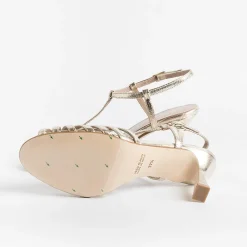 CHEVILLE - Sandali Con Tacco - Ofelia - Platino<Collezione Scarpe Donna Sposa