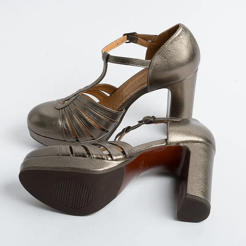 CHIE MIHARA - Collezione Donna Chie Mihara - Decollete - Yeilo - Peltro<Collezione Scarpe Donna Decollete