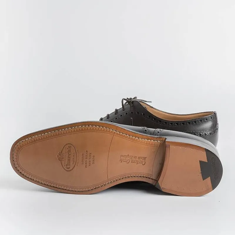 Church's - Diplomat Derby Brogue - Vitello Superior Burnt<Collezione Scarpe Uomo Allacciate