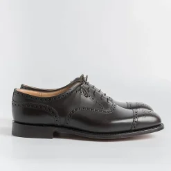 Church's - Diplomat Derby Brogue - Vitello Superior Burnt<Collezione Scarpe Uomo Allacciate