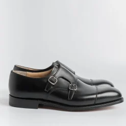 Church's - Doppia Fibbia Cowes - Vitello Nero<Collezione Scarpe Uomo Doppia Fibbia