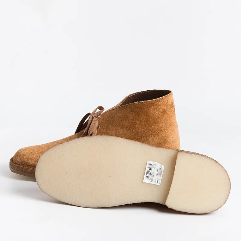 CLARKS - Collezione Uomo Clarks - Polacco - Desert Coal - Camoscio Ginger<Collezione Scarpe Uomo Polacchi
