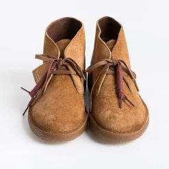 CLARKS - Collezione Uomo Clarks - Polacco - Desert Coal - Camoscio Ginger<Collezione Scarpe Uomo Polacchi