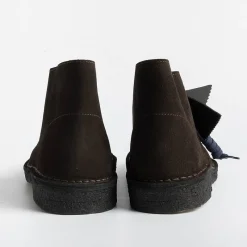 CLARKS - Collezione Uomo Clarks - Polacco - Desert Coal - Camoscio Brown<Collezione Scarpe Uomo Polacchi