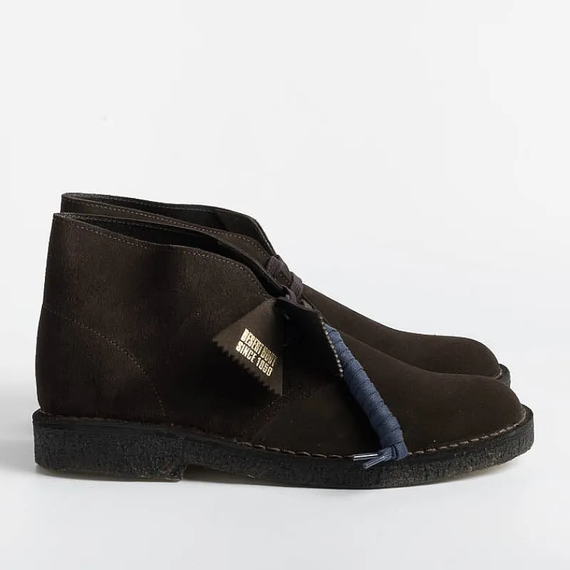 CLARKS - Collezione Uomo Clarks - Polacco - Desert Coal - Camoscio Brown<Collezione Scarpe Uomo Polacchi