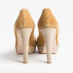 CONTO A Claude Mare - Decollete - Newtomia - Camoscio Beige<Collezione Scarpe Donna Decollete