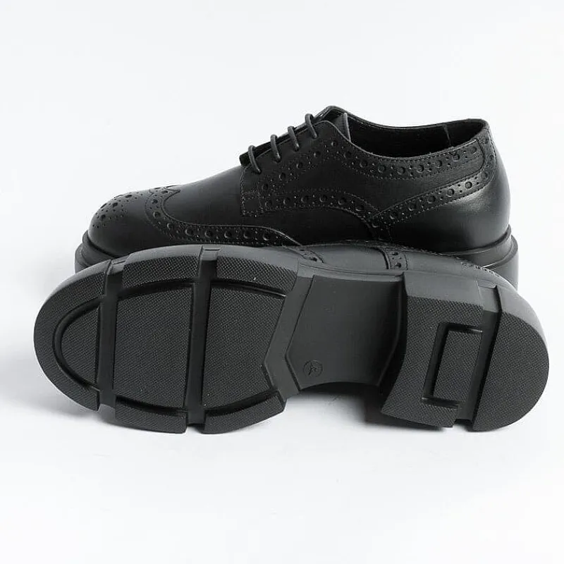 COPENHAGEN - Allacciata - 565 - Pelle Nero<Collezione Scarpe Donna Allacciate