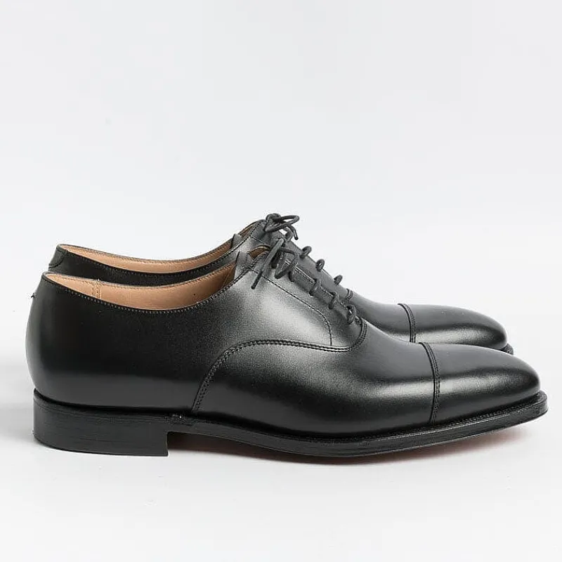 CROCKETT & JONES - Francesina - Connaught - 27742A - Pelle Nero<Collezione Scarpe Uomo Cerimonia