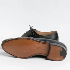 CROCKETT & JONES - Francesina - Connaught - 27742A - Pelle Nero<Collezione Scarpe Uomo Cerimonia