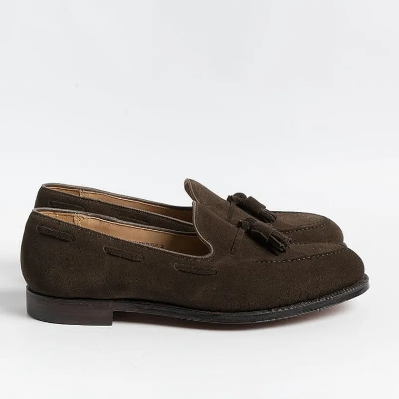 CROCKETT & JONES - Mocassino - Cavendish 2- 29376A - Camoscio Testa Di Moro<Collezione Scarpe Uomo Mocassini