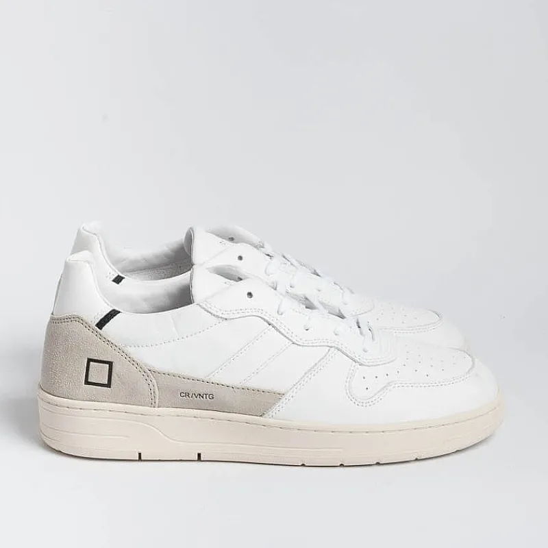 DATE - Sneakers - Court 2.0 - C2Wcin - Bianco Naturale<Collezione Scarpe Uomo Sneakers