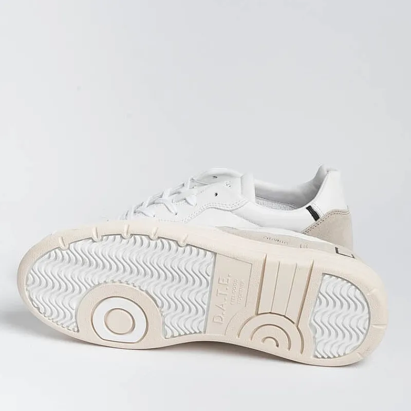 DATE - Sneakers - Court 2.0 - C2Wcin - Bianco Naturale<Collezione Scarpe Uomo Sneakers