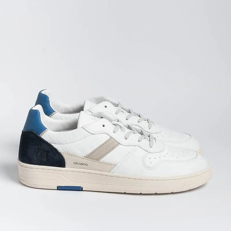 DATE - Sneakers - Court 2.0 - C2Vcwl - Bianco Blu<Collezione Scarpe Uomo Sneakers