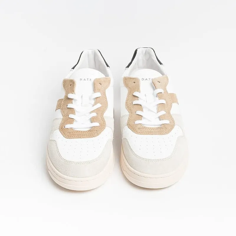 DATE - Sneakers - Court 2.0 - Vintage White Natural<Collezione Scarpe Uomo Sneakers