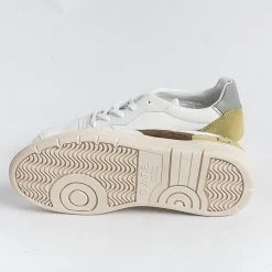 DATE - Sneakers - Court 2.0 - Vintage Calf White Army<Collezione Scarpe Uomo Sneakers