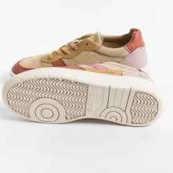 DATE - Sneakers - Court 2.0 Hairy Beige - Beige Arancione<Collezione Scarpe Donna Sneakers