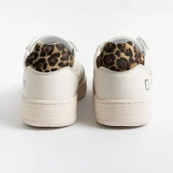 DATE - Sneakers - Court 2.0 Vintage Calf - Avorio Leopard<Collezione Scarpe Donna Sneakers