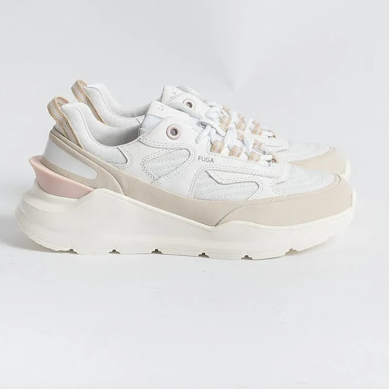DATE - Sneakers - Fuga Method - Bianco Beige<Collezione Scarpe Donna Sneakers