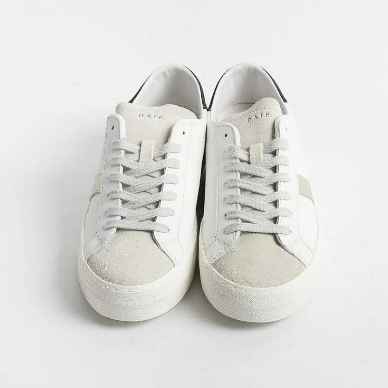 DATE - Sneakers - Hill Low Vintage Calf - Bianco Platino<Collezione Scarpe Donna Sneakers