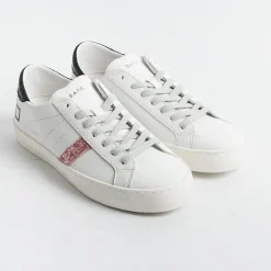 DATE - Sneakers - Hill Low Vintage Calf White Petal - Bianco Rosa<Collezione Scarpe Donna Sneakers