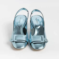 DEL CARLO - Sling Back - 11303 - Mirror - Cielo<Collezione Scarpe Donna Sling Back