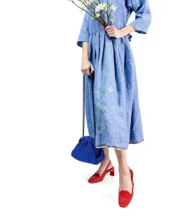 DEL CARLO - Sling Back - 11503 - Miro - Intreccio Papavero<Collezione Scarpe Donna Sling Back