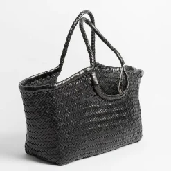 DRAGON - Borsa Intrecciata - Nero<Collezione Borse Donna Borse A Mano