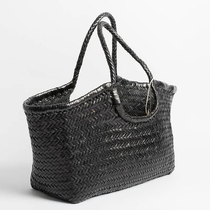DRAGON - Borsa Intrecciata - Nero<Collezione Borse Donna Borse A Mano