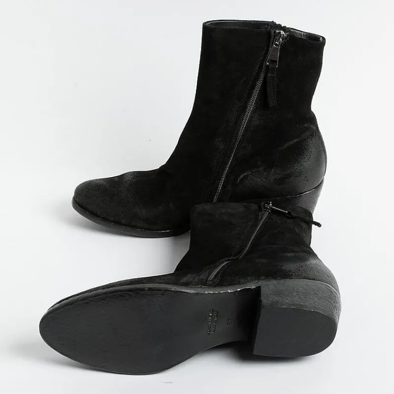 Elena Iachi - Stivaletto Texano E3533 - Hombre Nero Wash<Collezione Scarpe Donna Stivaletti