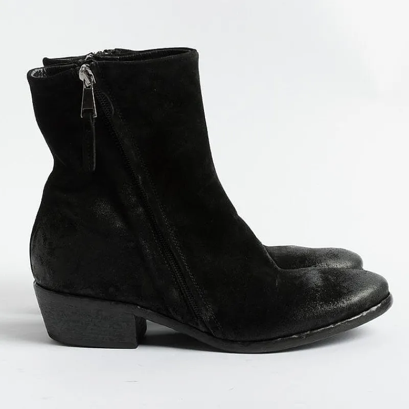Elena Iachi - Stivaletto Texano E3533 - Hombre Nero Wash<Collezione Scarpe Donna Texani