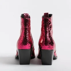 Elena Iachi - Stivaletto Texano E2040 - Bangkok Peonia<Collezione Scarpe Donna Texani