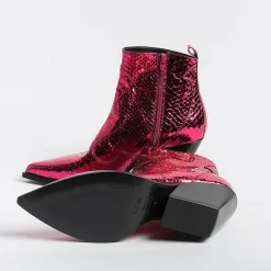 Elena Iachi - Stivaletto Texano E2040 - Bangkok Peonia<Collezione Scarpe Donna Texani