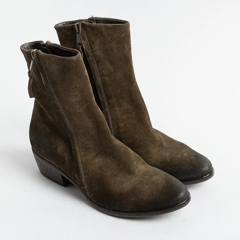 Elena Iachi - Stivaletto Texano E3533 - Hombre Corteccia Wash<Collezione Scarpe Donna Stivaletti