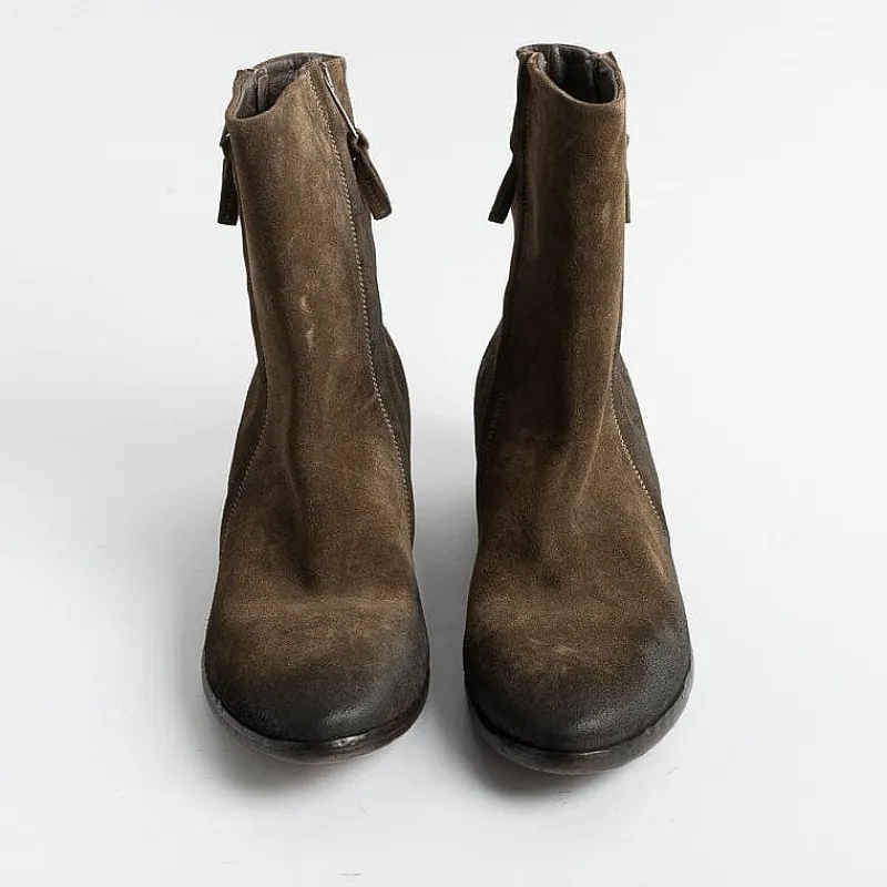 Elena Iachi - Stivaletto Texano E3533 - Hombre Corteccia Wash<Collezione Scarpe Donna Stivaletti