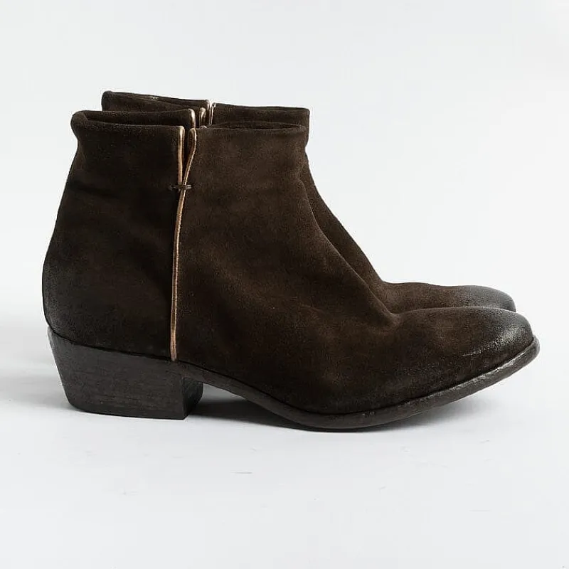 Elena Iachi - Stivaletto Texano E3308 - Hombre Ebano Wash<Collezione Scarpe Donna Stivaletti