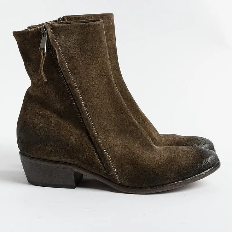 Elena Iachi - Stivaletto Texano E3533 - Hombre Corteccia Wash<Collezione Scarpe Donna Texani