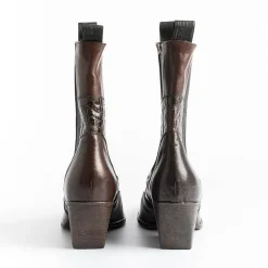 Elena Iachi - Stivali Texano E2479 - Fondente<Collezione Scarpe Donna Texani