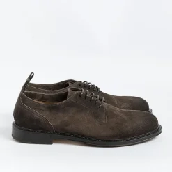 FABI - Derby -Fu0842 - Camoscio Vintage Testa Di Moro<Collezione Scarpe Uomo Allacciate