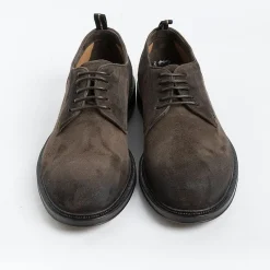 FABI - Derby -Fu0842 - Camoscio Vintage Testa Di Moro<Collezione Scarpe Uomo Allacciate